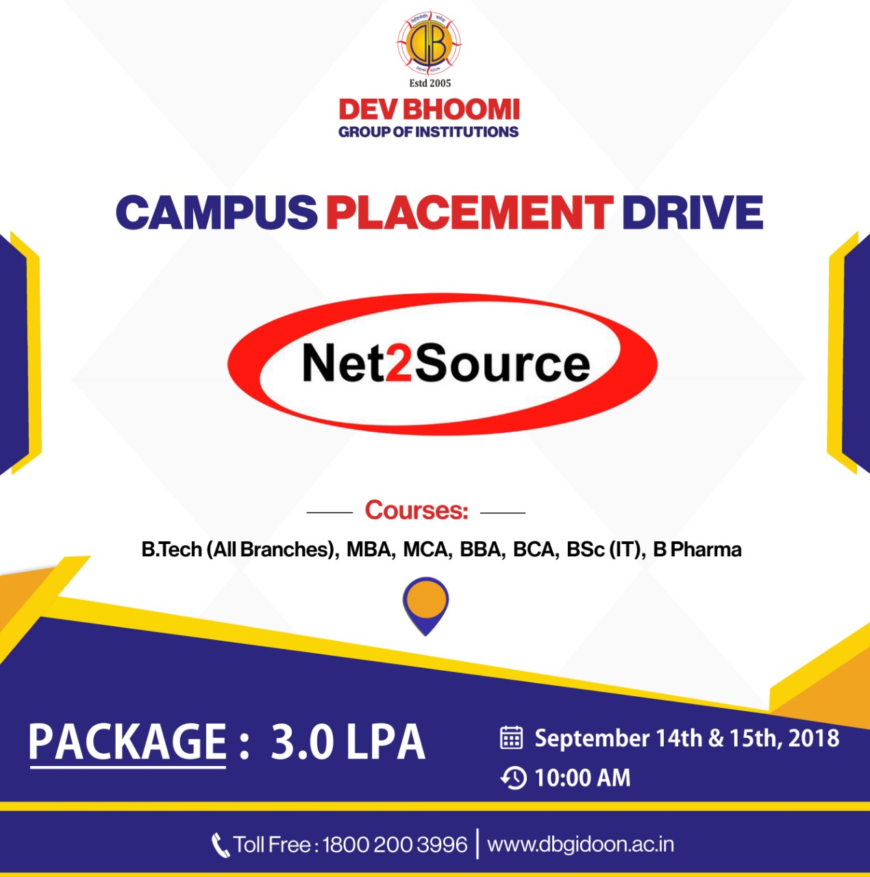 Campus Placement Drive of Net2source