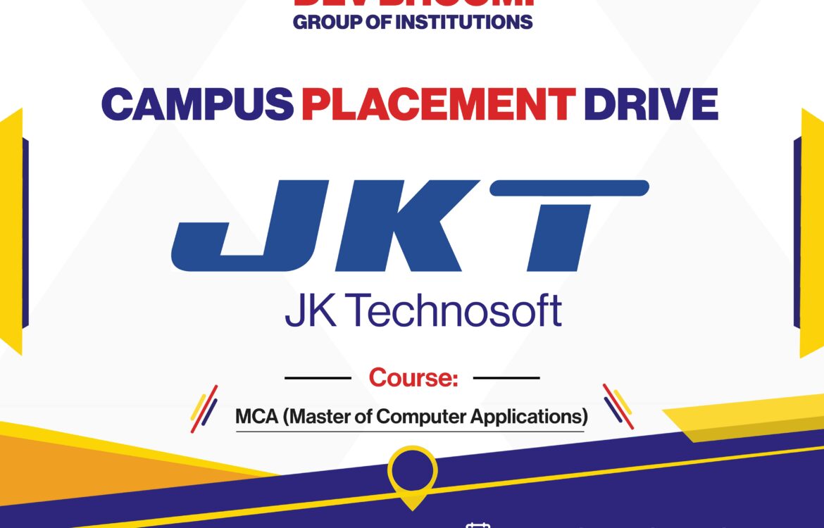 JK Technosoft Campus Placement Drive in DBGI