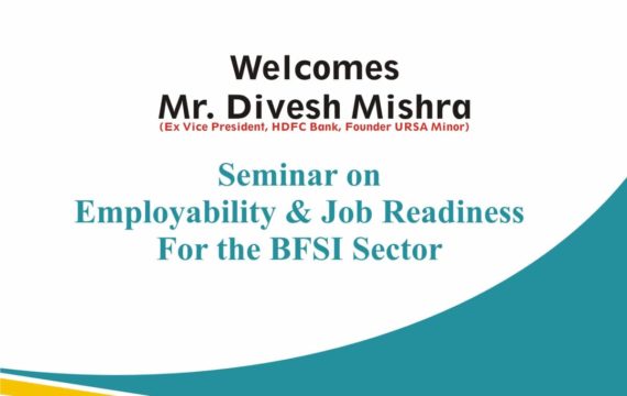 Seminar on ‘Employability and Job Readiness for the BFSI sector’