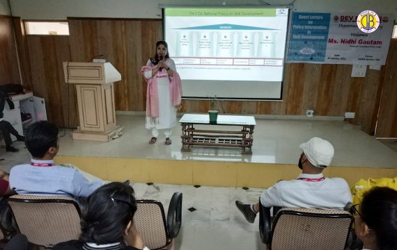 Guest Lecture on Policy Intervention in Skill Development by Department of Forestry-DBGI