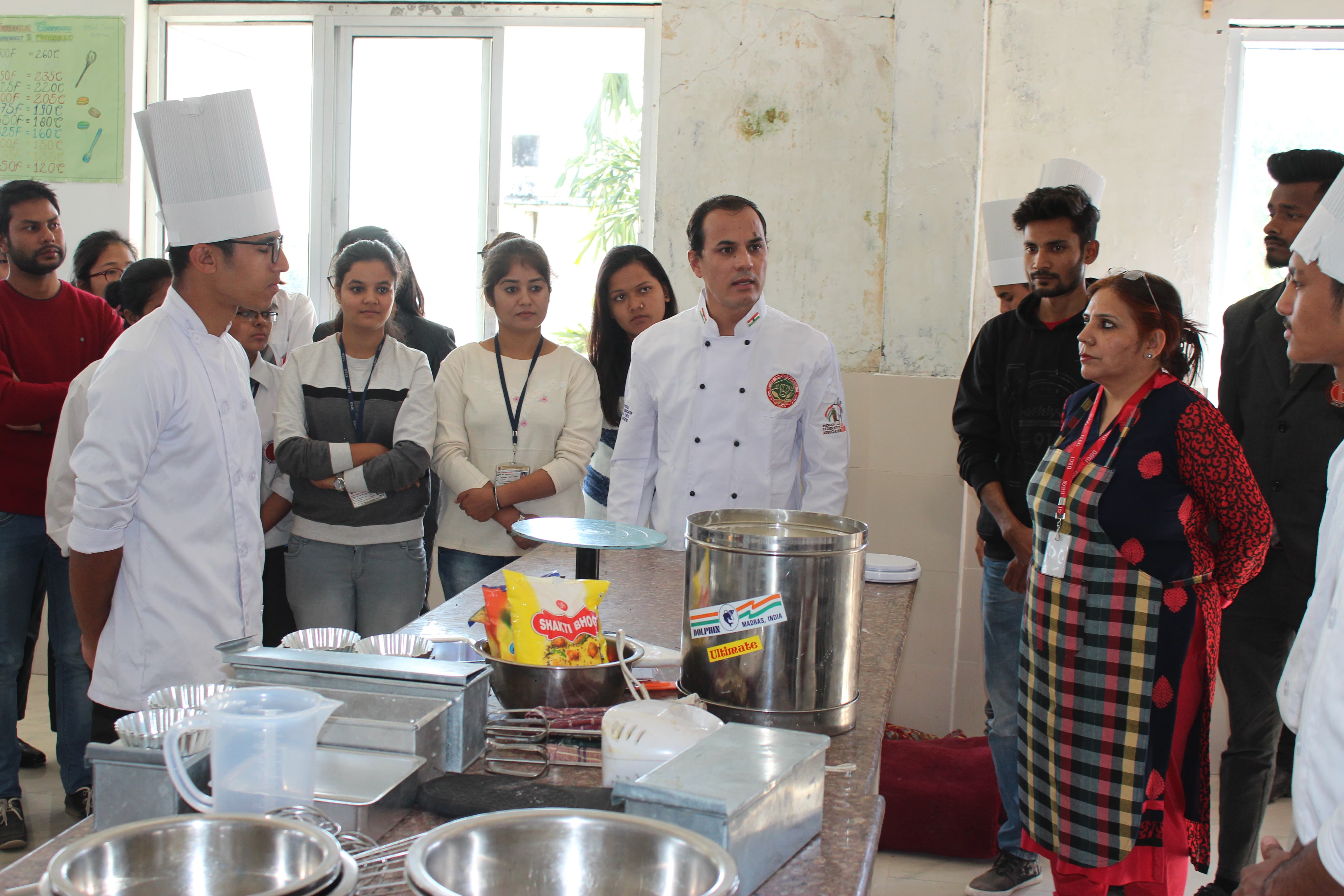 Bakery Workshop by Chef Rajpal Rana in Department of Hotel Management