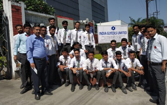 INDUSTRIAL VISIT for B.Tech ECE/EEE Students in  INDIA GLYCOLS LIMITED