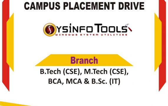 Campus Placement Drive of SysInfo Tools .