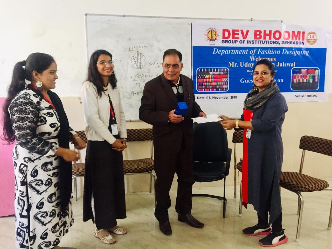 Photos- Workshop on “Textile” By Department of Fashion Designing