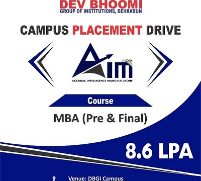 Campus Placement Drive of Accrual Intelligence Manuals India Pvt. Ltd
