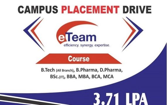 Campus Placement Drive of ETEAM.
