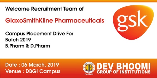 Campus Placement Drive GlaxoSmithKline Pharmaceuticals Ltd..
