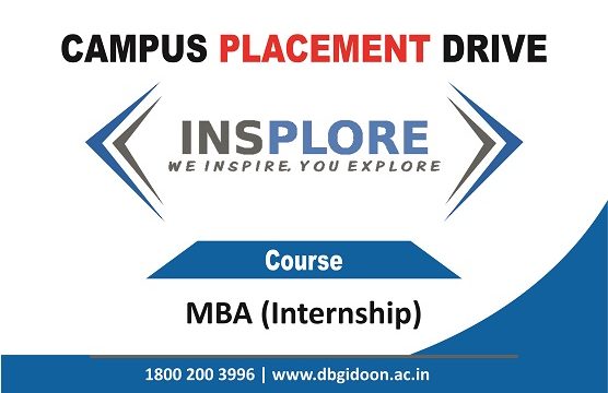 Campus Placement Drive of  Insplore Consultants PVT LTD.