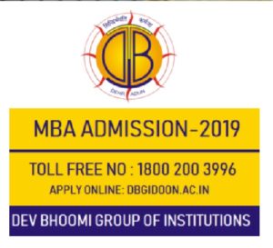 MBA ADMISSION 2019-20