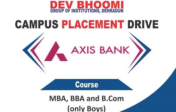 OFF Campus Placement Drive of Axis Bank