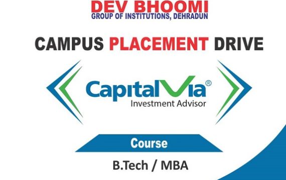 Campus Placement Drive Of Capital-Via – Online Test