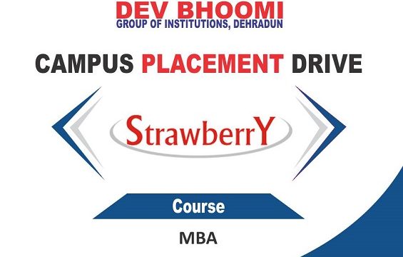Campus Placement Drive of Strawberry Infotech Pvt. Ltd. .