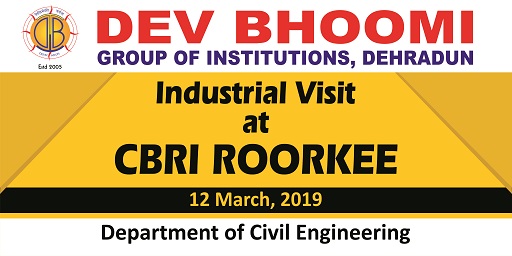 Industrial Visit at CBRI Roorkee by Department of Civil Engineering