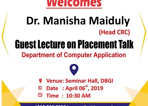 Seminar Cum Guest Lecture on Placement Talk by Department of Computer Application