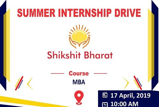 Internship Drive of Shikshit Bharat