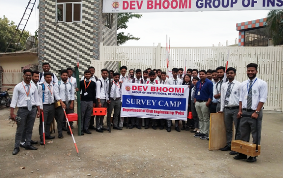 Survey Camp by Department of Civil Engineering