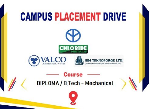 Campus Placement Drive for B.Tech & Diploma – Mechanical Final Year Students