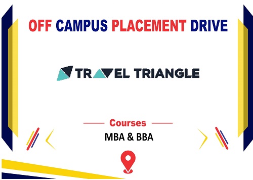 Off  Campus Placement Drive of Travel Triangle