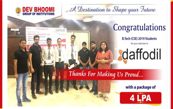 Campus Placement Drive of Daffodil Software Pvt. Ltd
