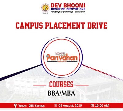 Campus Placement Drive of Patanjali Parivahan