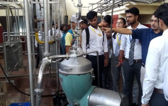 Industrial visit to Aanchal Dairy Dehradun by Department of Food Technology and Agriculture