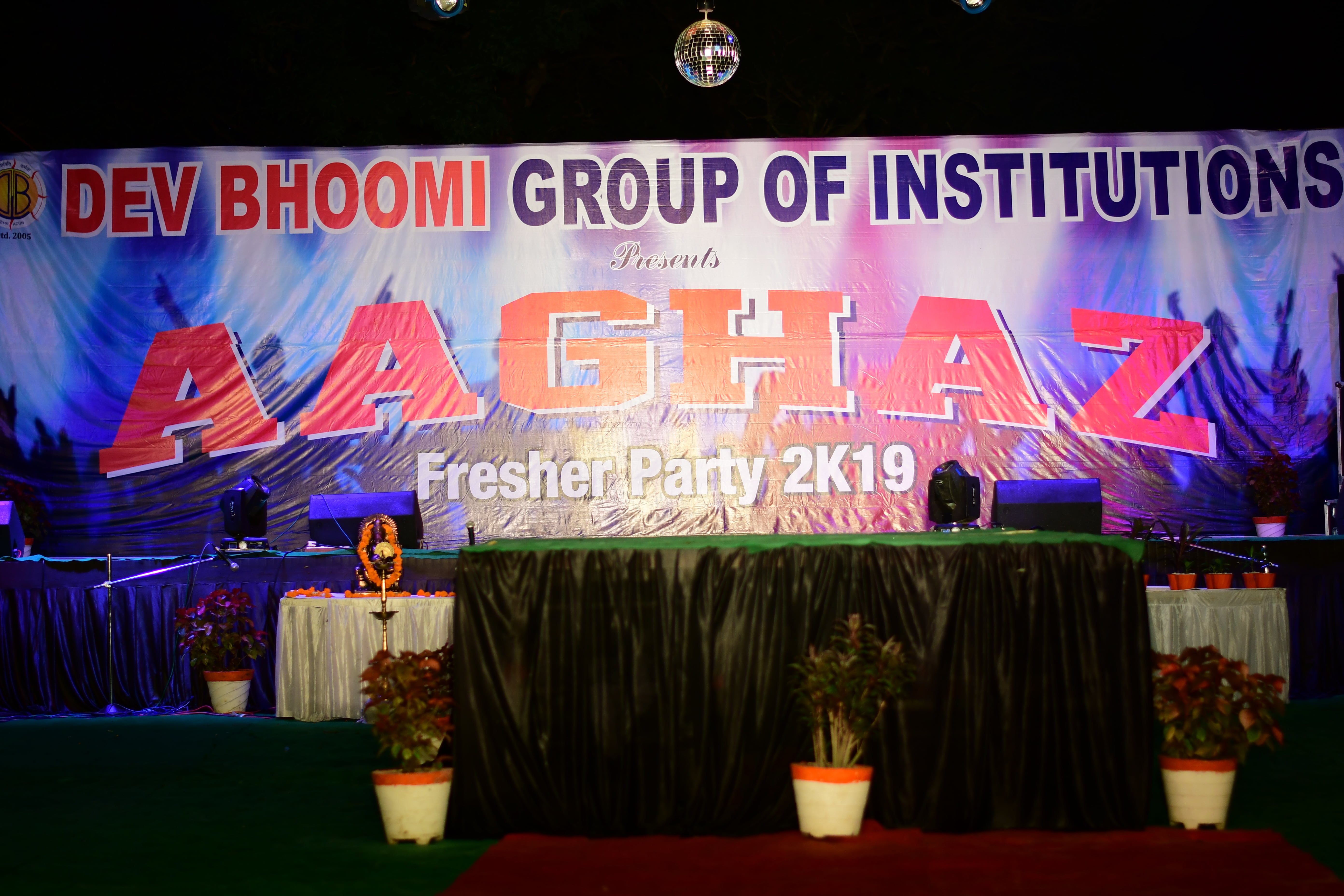 AAGHAZ – Fresher Party 2019  DBGI Dehradun