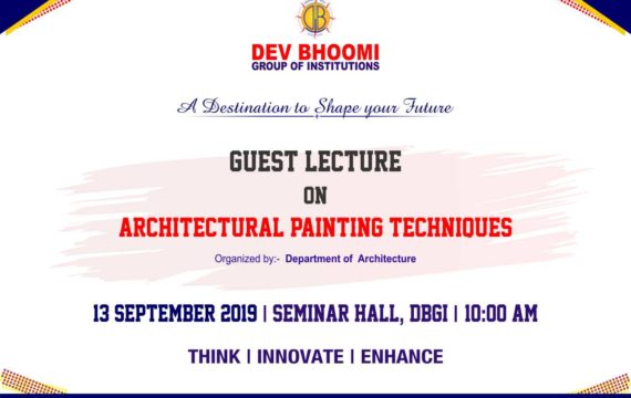 Guest lecture on Architectural Painting Techniques