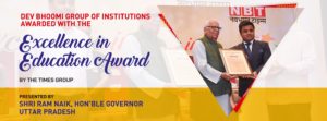 Excellence in Education award to DBGI