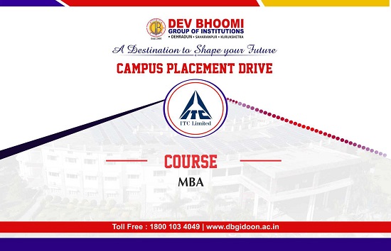 Campus Placement Drive of ITC Pvt. Ltd.