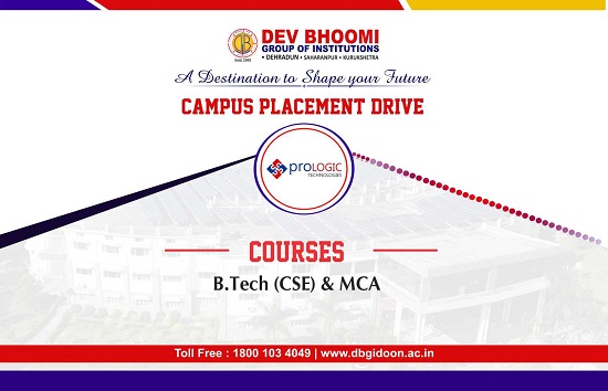 Campus Placement Drive of PROLOGIC TECHNOLOGIES