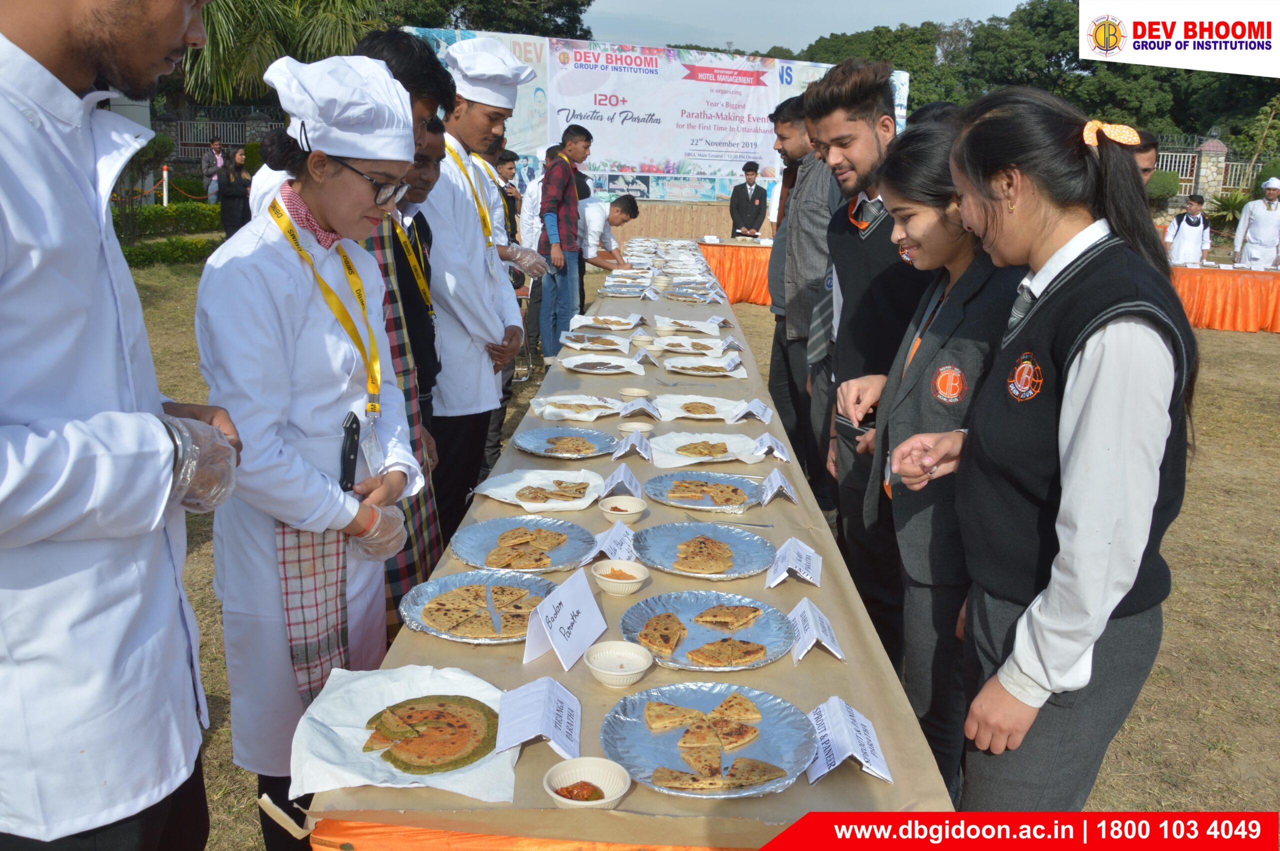 Photos- 120+ Varieties of Paratha Making Event in Department of Hotel Management